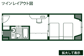 ツイン レイアウト図